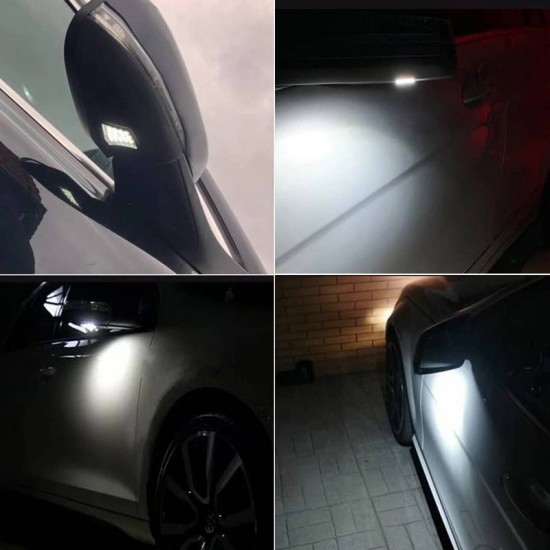 Φως Καθρέπτη Για  Volvo C30, C70, S40,S60, S80, V50, V70 SMD Led 6000K Λευκά 2 Τεμάχια