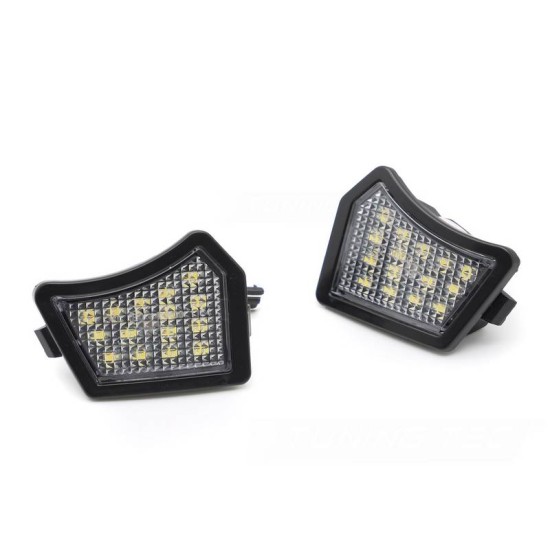 Φως Καθρέπτη Για  Volvo C30, C70, S40,S60, S80, V50, V70 SMD Led 6000K Λευκά 2 Τεμάχια