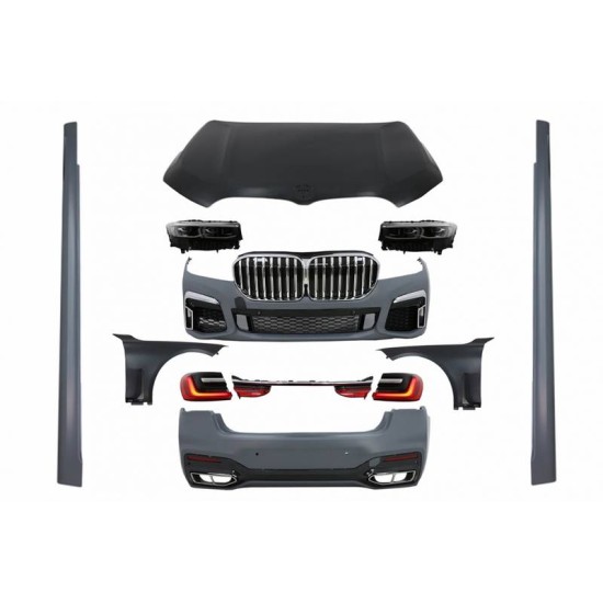 Body Kit Για Bmw 7 G12 (2015-2019) Conversion to G12 LCI 2020 Design Προυλακτήρες, Φτερά, Καπό, Φανάρια