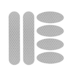 Αυτοκόλλητα Αντανακλαστικά Large 3M ΚΙΤ Συσκευασία 6 Τεμάχια Ασημί 24772