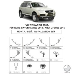 Βάσεις Πλαινών Σκαλοπατιών (Dma) Για Porsche Cayenne 2003-2010 Suv 9Pa