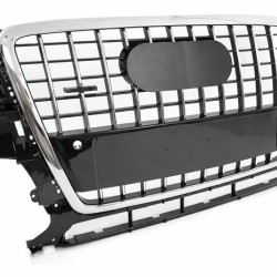 Μάσκα Για Audi Q5 8R 08-12 SQ5 Look Χρώμιο / Μαύρο Γυαλιστερό 1 Τεμάχιο