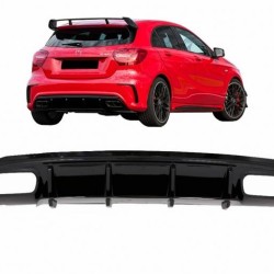 Diffuser Πίσω Προφυλακτήρα Για Mercedes-Benz A-Class W176 12-18 A45 Amg Look Από Abs Πλαστικό 1 Τεμάχιο