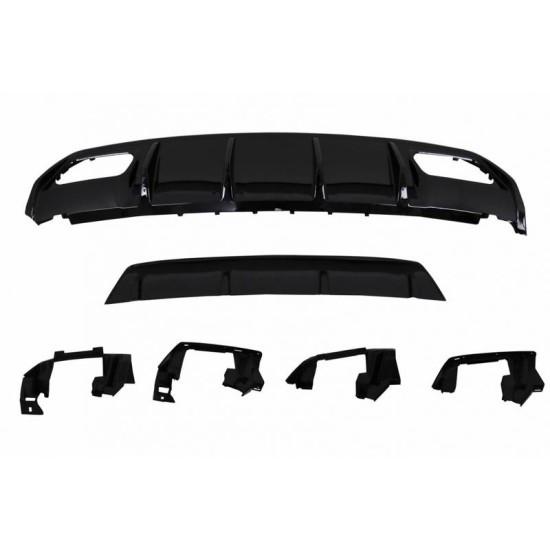 Diffuser Πίσω Προφυλακτήρα Για Mercedes-Benz A-Class W176 12-18 A45 Amg Look Από Abs Πλαστικό 1 Τεμάχιο