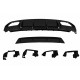 Diffuser Πίσω Προφυλακτήρα Για Mercedes-Benz A-Class W176 12-18 A45 Amg Look Από Abs Πλαστικό 1 Τεμάχιο