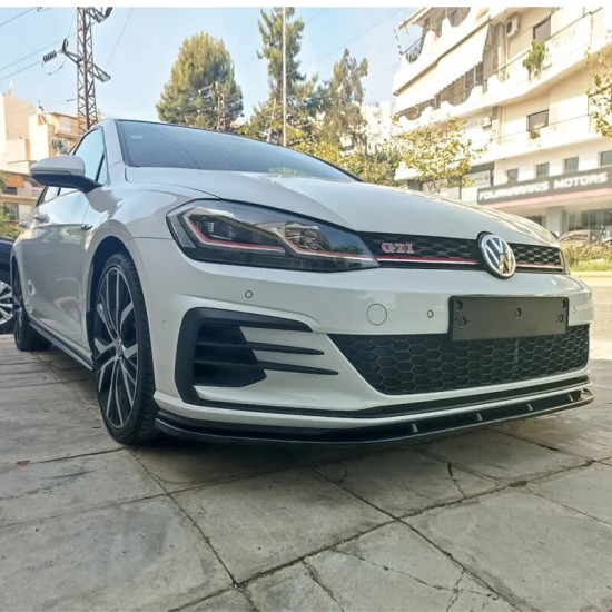 Μπροστινό Spoiler Για VW Golf VII (7.5) 17-20 GTI Έκδοση Μαύρο Γυαλιστερό Χρώμα Από Abs Πλαστικό Α Ποιότητα Μπροστινό Spoiler Για VW Golf VII (7.5) 17-20 GTI Έκδοση Μαύρο Γυαλιστερό Χρώμα Από Abs Πλαστικό Α Ποιότητα