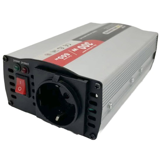 Power Inverter Αυτοκινήτου Από 12 Volt Σε 230 Volt 300/600 Watt