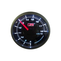 Βολτόμετρο Auto Gauge Φιμέ 60mm Ηλεκτρικό 270 Μοίρες Βολτόμετρο Auto Gauge Φιμέ 60mm Ηλεκτρικό 270 Μοίρες