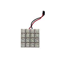Led Πλαφονιέρας 16 Led 24volt Με 5 Αντάπτορες Λευκό 1 Τεμάχιο Led Πλαφονιέρας 16 Led 24volt Με 5 Αντάπτορες Λευκό 1 Τεμάχιο