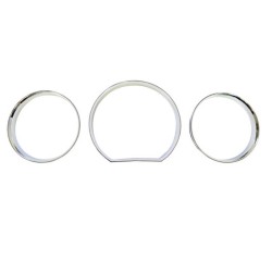 Δαχτυλίδια Καντράν Για Mercedes-Benz E-Class W210 00-02 Χρώμιο