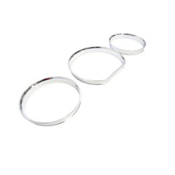 Δαχτυλίδια Καντράν Για Mercedes-Benz E-Class W210 00-02 Χρώμιο