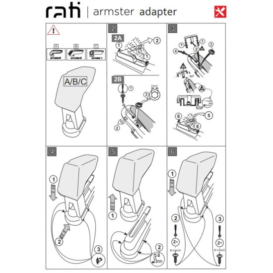 Βάση Τεμπέλη Ειδική Για Ford Fiesta 05-07 / Ford Fusion 05-12 Armster Rati 1 Τεμάχιο