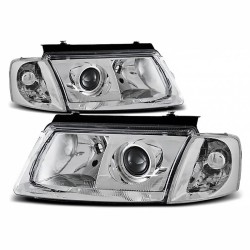 Μπροστινά Φανάρια Set Για Vw Passat 3B 96-00 Projectors Χρωμίου H7/H7 Depo Μπροστινά Φανάρια Set Για Vw Passat 3B 96-00 Projectors Χρωμίου H7/H7 Depo