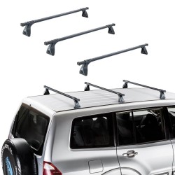 Μπάρες Οροφής Σιδερένιες CRUZ Cargo Spro-120cm 922-426 Σετ Με Πόδια Για Suzuki Grand Vitara 5D 05-15 3 Τεμάχια