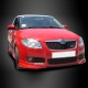 Μπροστινά Spoiler Δεξιά & Αριστερά Για Skoda Fabia 2 (5J) 07-14 Από Abs Πλαστικό 2 Τεμάχια