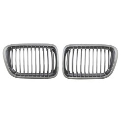 Καρδιές Μάσκας Για Bmw 3 E36 96-99 Χρωμίου Με 11 Γραμμές 2 Τεμάχια Καρδιές Μάσκας Για Bmw 3 E36 96-99 Χρωμίου Με 11 Γραμμές 2 Τεμάχια