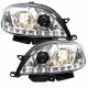 Μπροστινά Φανάρια Set Για Citroen Saxo 00-04 DRL Χρωμίου H1/H1 Sonar