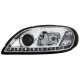 Μπροστινά Φανάρια Set Για Citroen Saxo 00-04 DRL Χρωμίου H1/H1 Sonar