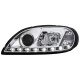 Μπροστινά Φανάρια Set Για Citroen Saxo 00-04 DRL Χρωμίου H1/H1 Sonar