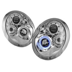 Μπροστινά Φανάρια Set Για Mini Cooper (R50/52/53) 01-06 Angel Eyes Χρωμίου H1/H1 JunYan Μπροστινά Φανάρια Set Για Mini Cooper (R50/52/53) 01-06 Angel Eyes Χρωμίου H1/H1 JunYan