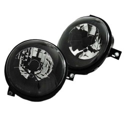 Μπροστινά Φανάρια Set Για Vw Lupo 98-05 Μαύρα H4 Depo Μπροστινά Φανάρια Set Για Vw Lupo 98-05 Μαύρα H4 Depo