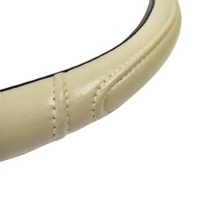 Κάλυμμα Τιμονιού Αυτοκινήτου Δερματίνη Με Γαζιά Μπεζ Small 36cm Κάλυμμα Τιμονιού Αυτοκινήτου Δερματίνη Με Γαζιά Μπεζ Small 36cm