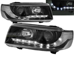 Μπροστινά Φανάρια Set Για Vw Passat B4 93-97 DRL Μαύρα H1/H1 JunYan Μπροστινά Φανάρια Set Για Vw Passat B4 93-97 DRL Μαύρα H1/H1 JunYan
