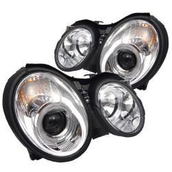 Μπροστινά Φανάρια Set Για Mercedes-Benz CLK W208 97-02 Angel Eyes Χρωμίου H7/H1 Manual Sonar Μπροστινά Φανάρια Set Για Mercedes-Benz CLK W208 97-02 Angel Eyes Χρωμίου H7/H1 Manual Sonar