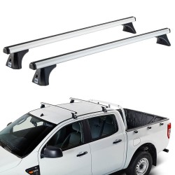 Μπάρες Οροφής Αλουμινίου CRUZ 924-710 Oplus AT-118cm Ασημί 2 Τεμάχια