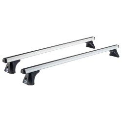 Μπάρες Οροφής Αλουμινίου CRUZ 924-710 Oplus AT-118cm Ασημί 2 Τεμάχια