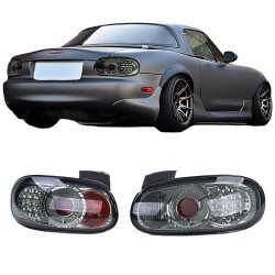 Πισινά Φανάρια Set Για Mazda MX5 98-05 Led Φιμέ Depo Πισινά Φανάρια Set Για Mazda MX5 98-05 Led Φιμέ Depo