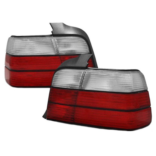 Πισινά Φανάρια Set Για Bmw 3 E36 Sedan 90-99 M3 Look Κόκκινο/Άσπρο Depo
