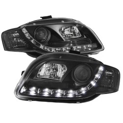 Μπροστινά Φανάρια Set Για Audi A4 B7 04-08 DRL Μαύρα H1/H1 Με Μοτέρ Sonar Μπροστινά Φανάρια Set Για Audi A4 B7 04-08 DRL Μαύρα H1/H1 Με Μοτέρ Sonar