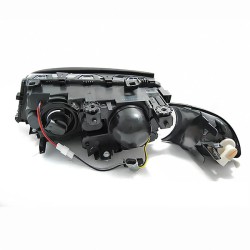 Μπροστινά Φανάρια Set Για Bmw 3 E46 Coupe / Cabrio 99-03 Angel Eyes Μαύρα H7/H7 Με Μοτέρ Depo Μπροστινά Φανάρια Set Για Bmw 3 E46 Coupe / Cabrio 99-03 Angel Eyes Μαύρα H7/H7 Με Μοτέρ Depo