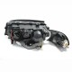 Μπροστινά Φανάρια Set Για Bmw 3 E46 Coupe / Cabrio 99-03 Angel Eyes Μαύρα H7/H7 Με Μοτέρ Depo