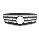 Μάσκα Για Mercedes-Benz E-Class W211 06-09 Amg Look Με 4 Γρίλιες Μαύρο/Χρώμιο 1 Τεμάχιο