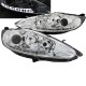 Μπροστινά Φανάρια Set Για Ford Fiesta 08-12 DRL Chrome H7/H1 Με Μοτέρ Sonar