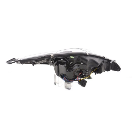 Μπροστινά Φανάρια Set Για Ford Fiesta 08-12 DRL Chrome H7/H1 Με Μοτέρ Sonar