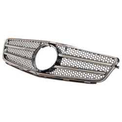 Μάσκα Για Mercedes-Benz C-Class W204 07-14 Amg C63 Look Με 2 Γρίλιες Μαύρο/Χρώμιο 1 Τεμάχιο Μάσκα Για Mercedes-Benz C-Class W204 07-14 Amg C63 Look Με 2 Γρίλιες Μαύρο/Χρώμιο 1 Τεμάχιο