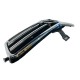 Μάσκα Για Mercedes-Benz C-Class W204 07-14 Amg C63 Look Με 2 Γρίλιες Μαύρο/Χρώμιο 1 Τεμάχιο