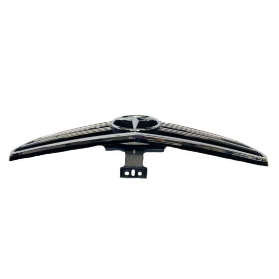 Μάσκα Για Mercedes-Benz C-Class W204 07-14 Amg C63 Look Με 2 Γρίλιες Μαύρο/Χρώμιο 1 Τεμάχιο