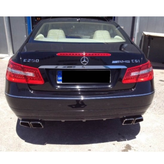 Μπούκες Εξάτμισης Διπλές "Τετράμπουκα" Για Mercedes-Benz W211, W212, W204, W209, W221, W164, W166 Amg 63 Look 2 Τεμάχια