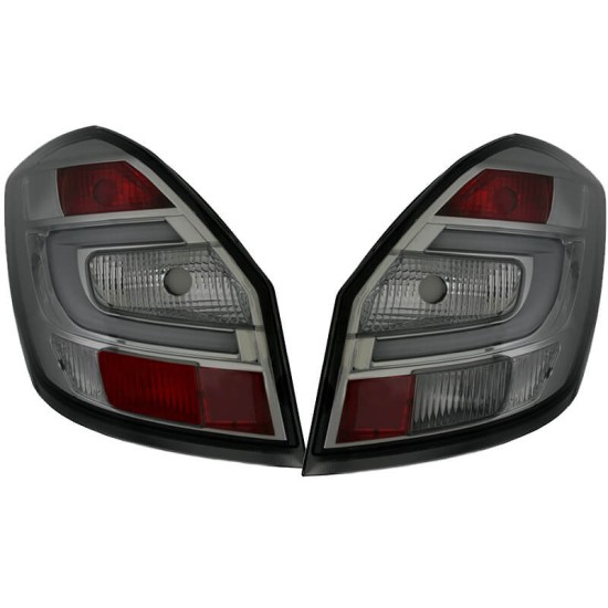 Πισινά Φανάρια Set Για Skoda Fabia 07-14 Led Bar Φιμέ Eagle Eyes