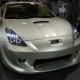 Μπροστινά Φανάρια Set Για Toyota Celica T230 99-05 Angel Eyes & Led Μαύρα H3/H1 Manual Junyan