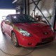 Μπροστινά Φανάρια Set Για Toyota Celica T230 99-05 Angel Eyes & Led Μαύρα H3/H1 Manual Junyan