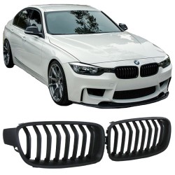 Καρδιές Μάσκας Για Bmw 3 F30 / F31 11-18 Μαύρο Ματ 2 Τεμάχια Καρδιές Μάσκας Για Bmw 3 F30 / F31 11-18 Μαύρο Ματ 2 Τεμάχια