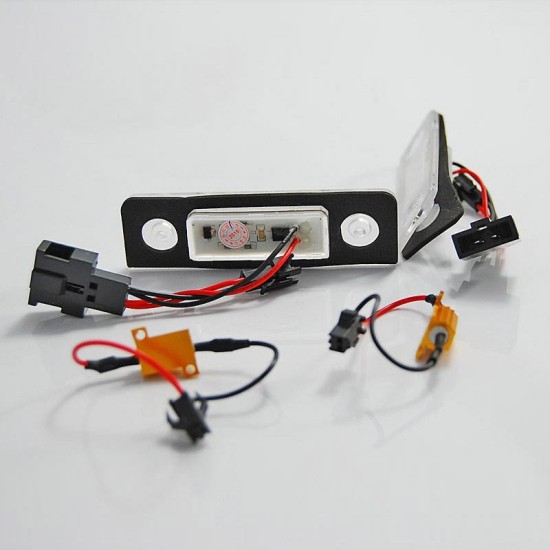 Led Φαναράκια Πινακίδας Για Skoda Octavia 1Z 09-12 / Roomster 06-10 Canbus Ζευγάρι 2 Τεμάχια