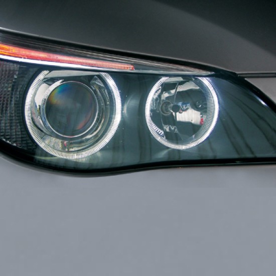 Λάμπες Led Για Angel Eyes Bmw 3 E90 / E92 / 5 E60 / X5 E70 / X6 E71 H8 Canbus Λευκές 2 Τεμάχια