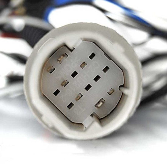Μπροστινά Φανάρια Set Για Grande Punto 05-08 Angel Eyes & Led Μαύρα H1/H1 JunYan