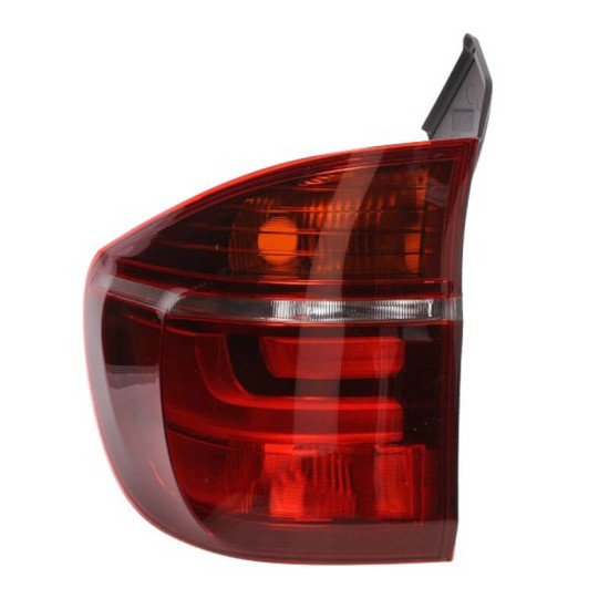 Φανάρι Πισινό Αριστερό Εξωτερικό Για Bmw X5 E70 10-13 Led Bar LCI Red/Crystal Depo